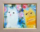  Картина Котята и цветы 