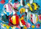  Картина Цветные рыбки 