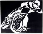  Картина Панно "Байкер"