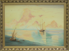 Рассвет на море