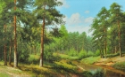  Картина Лесная Речка