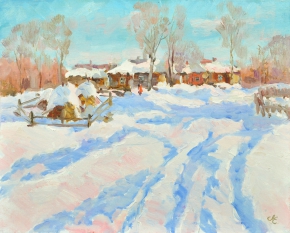 Деревня. Зима.