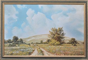 Пейзаж с дорогой