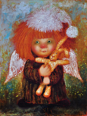 Ангел с зайцем