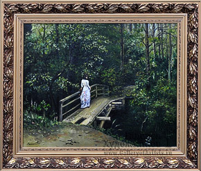 Дама на мостике