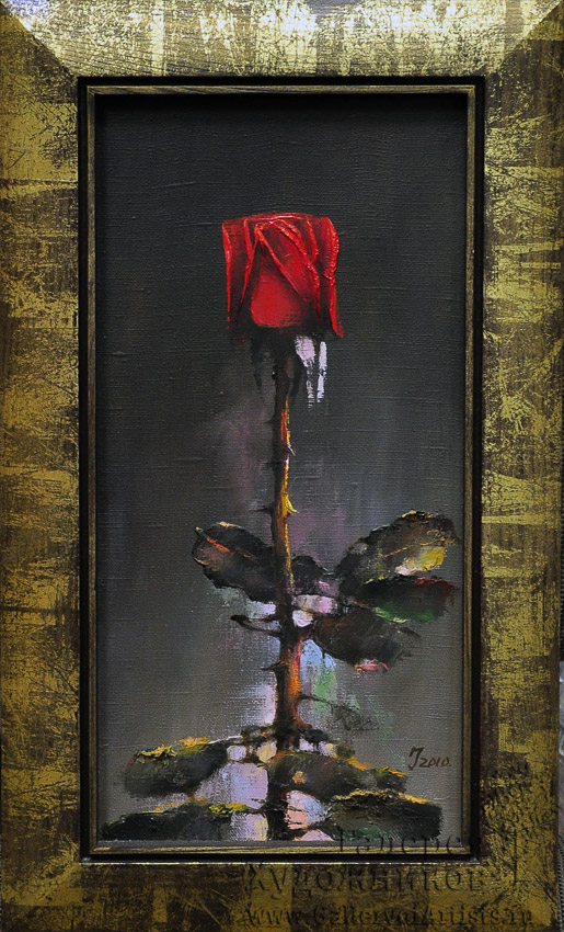 Роза красная