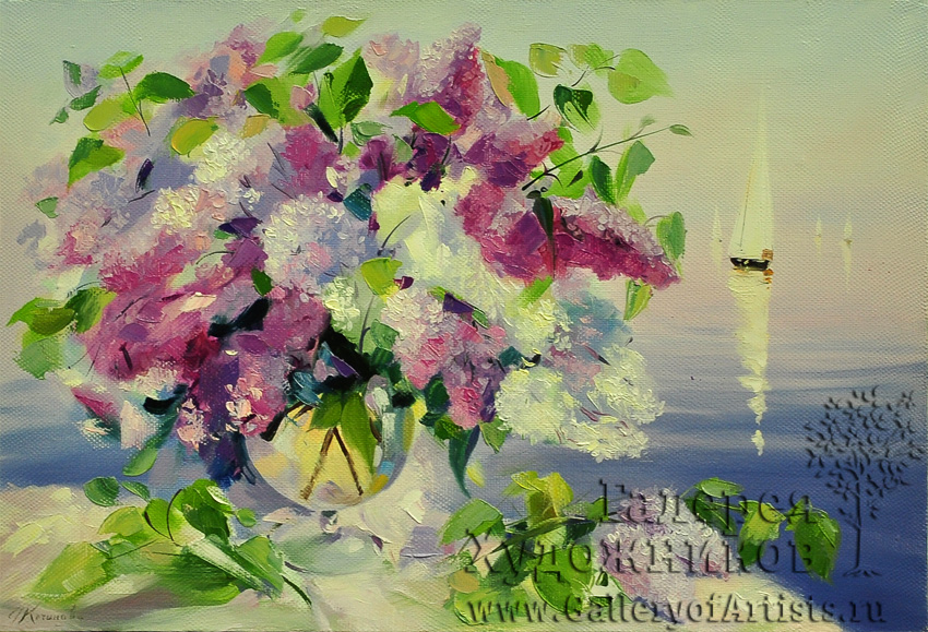 Сирень и кораблики