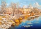  Картина Весна в Пушкине