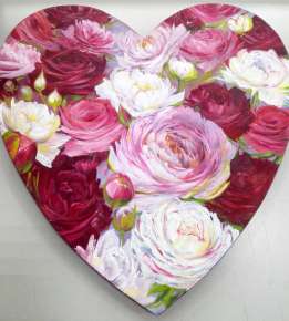 Пионовое сердце