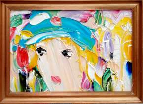 Девушка с тюльпаном