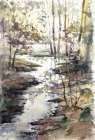  Картина Ручей в лесу