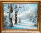  Картина Однажды зимой