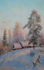  Картина Зимний вечер