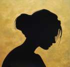  Картина Силуэт девушки