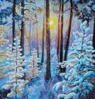  Картина Сказочный рассвет