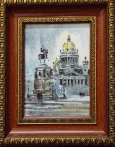 Исаакиевский собор зима