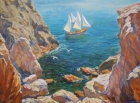  Картина Бухта в Крыму