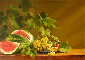 Натюрморт с арбузом