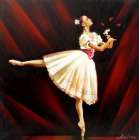  Картина Балерина в профиль