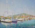  Картина Яхты в марине