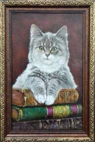 Котёнок библиотекарь