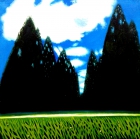  Картина Ели замки