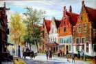  Картина Голландский городок