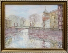  Картина Канал Грибоедова. Подьяческий мост